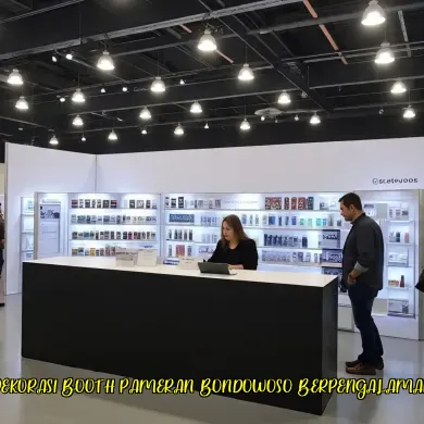 dekorasi booth pameran bondowoso berpengalaman